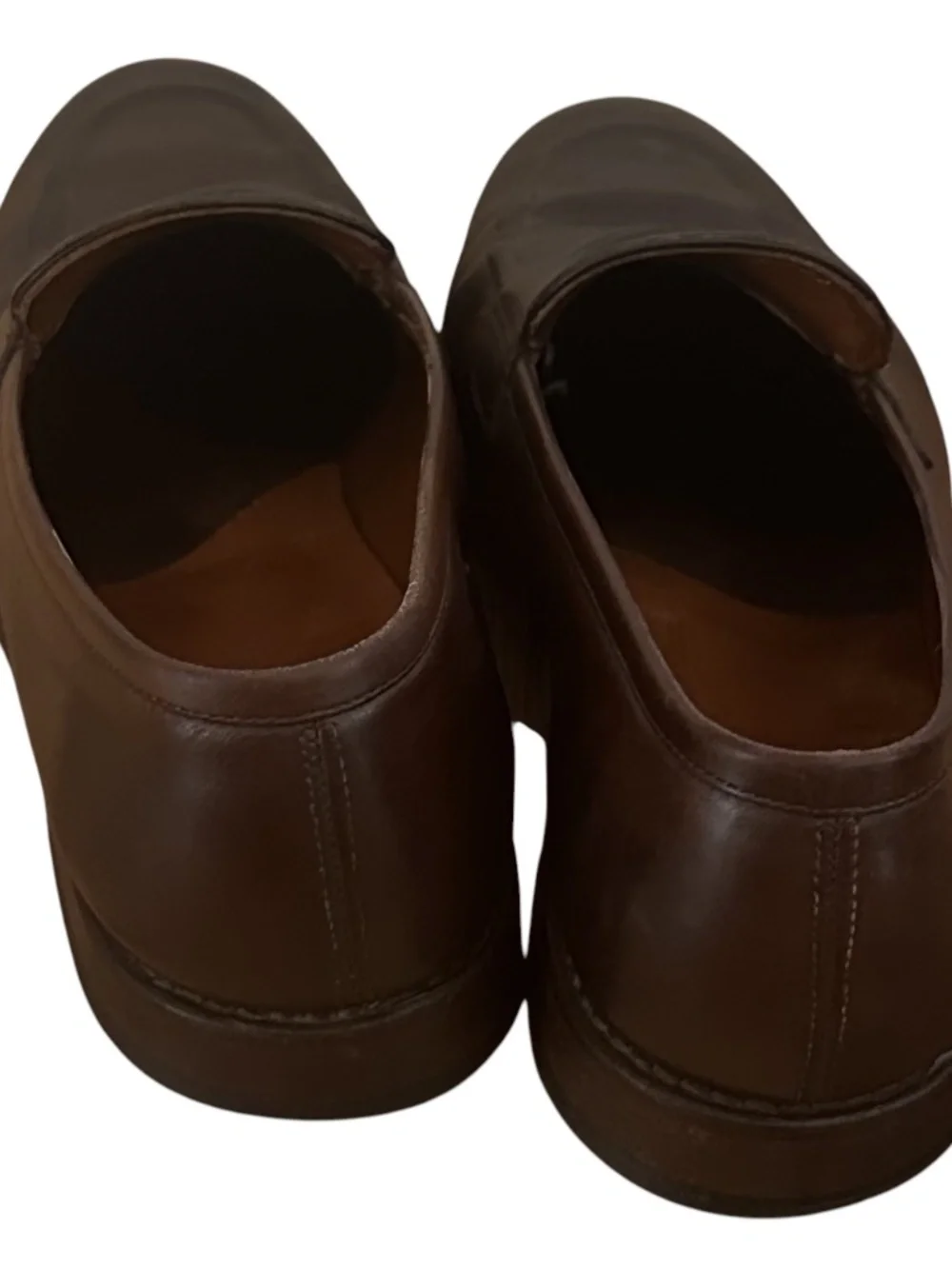 Allen Edmonds Lake Forest Penny Loafers Shoes Mens Sz 10 D Brown Leather Slip On